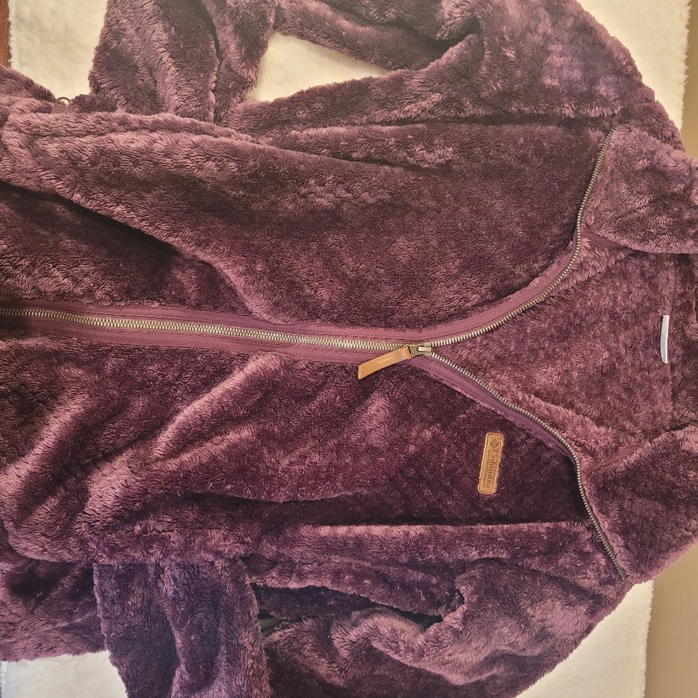 Columbia Purple Thick Fleece